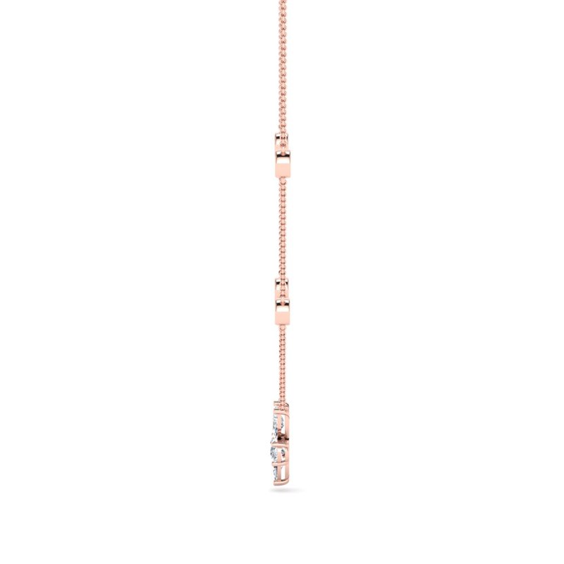 Rose Gold Bloom Couture Pendant (3ctw)
