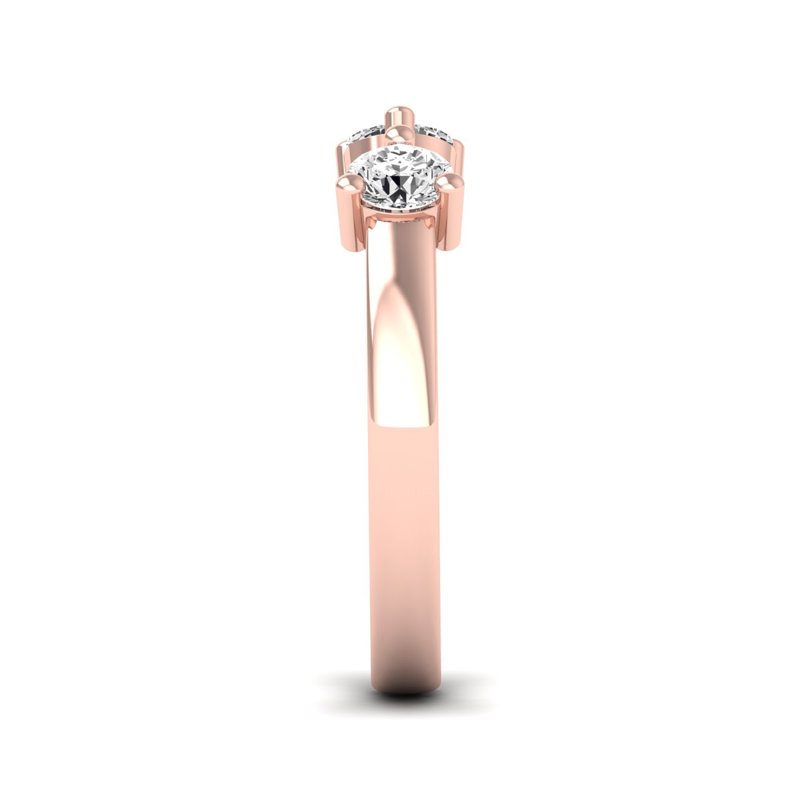 Rose Gold Avani Open Band (1/2ctw)