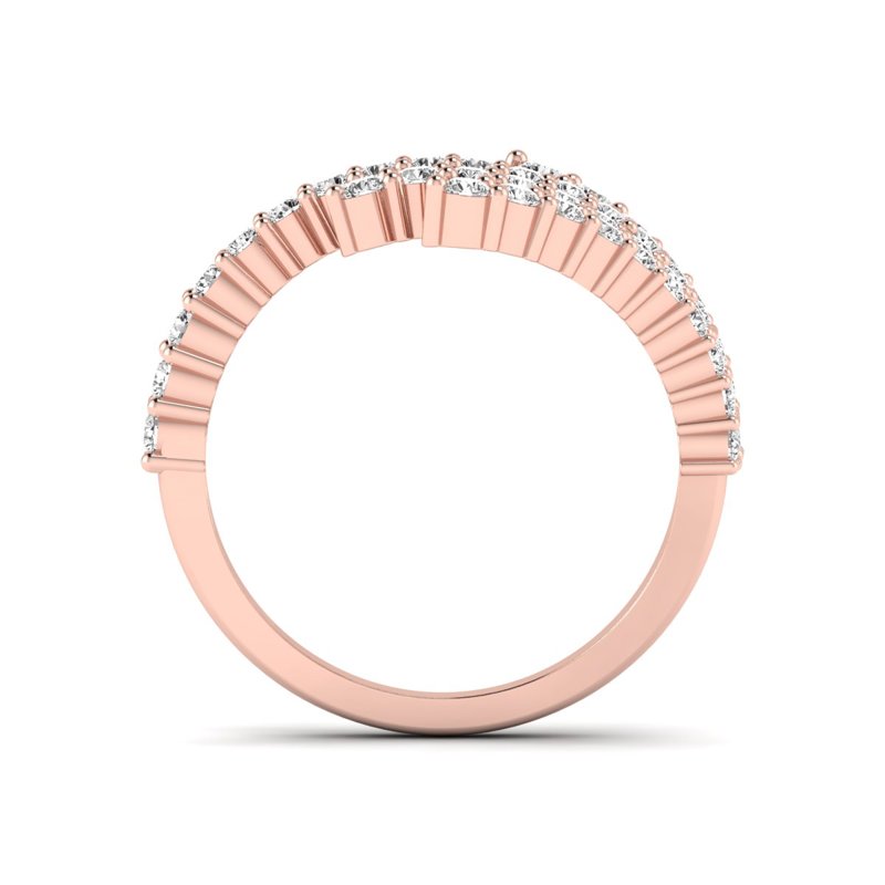 Rose Gold Flair Fashion Ring (1ctw)
