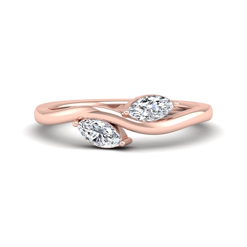 Rose Gold Skyla Marquise Ring