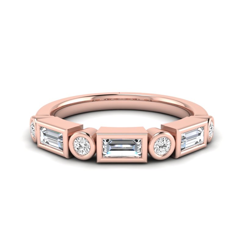 Rose Gold Dani Band (1/2ctw)