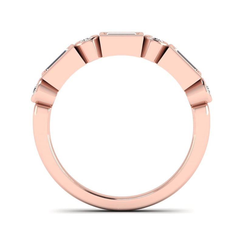 Rose Gold Dani Band (1/2ctw)