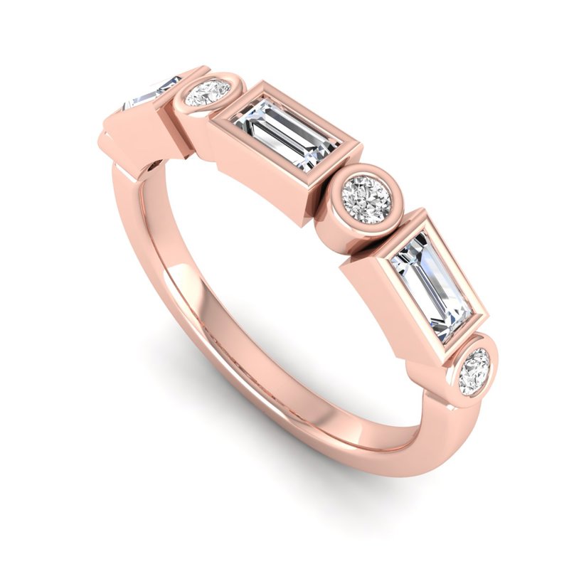 Rose Gold Dani Band (1/2ctw)