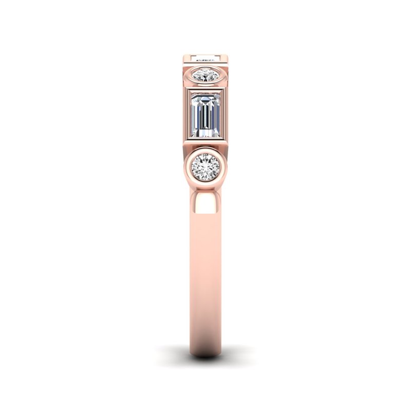 Rose Gold Dani Band (1/2ctw)
