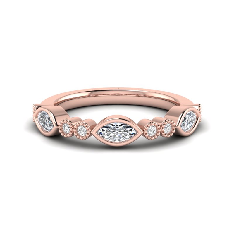 Rose Gold Adley Band (5/8ctw)