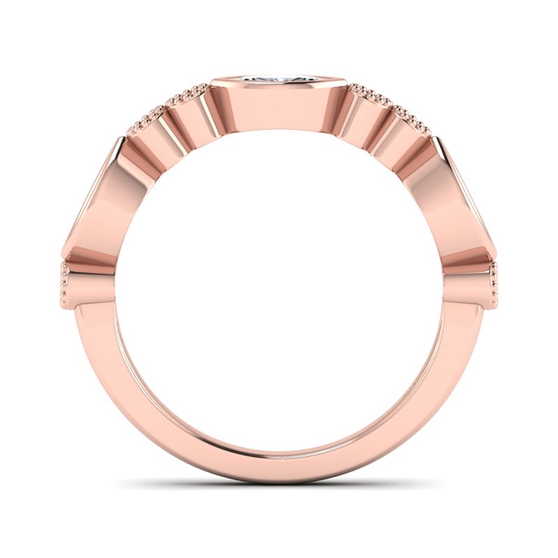 Rose Gold Adley Band (5/8ctw)