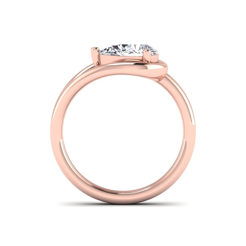 Rose Gold Sadie Pear Twist (1ct)