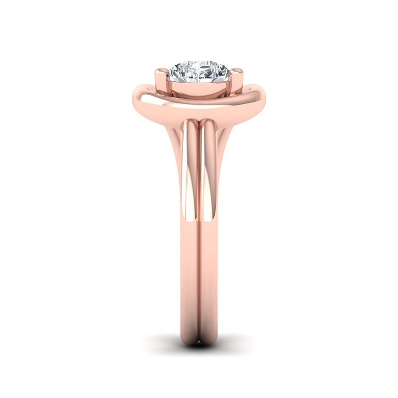 Rose Gold Sadie Pear Twist (1ct)