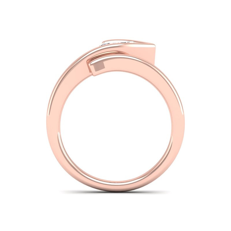 Rose Gold Nora Pear Twist (1ct)