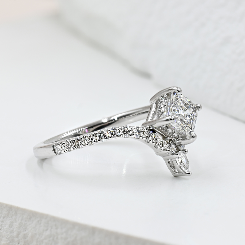 Custom Grand Avalon  1ct Asscher