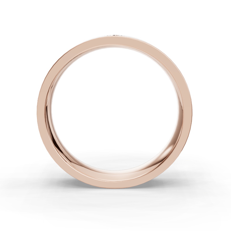 Rose Gold Calvin Men's Diamond Band