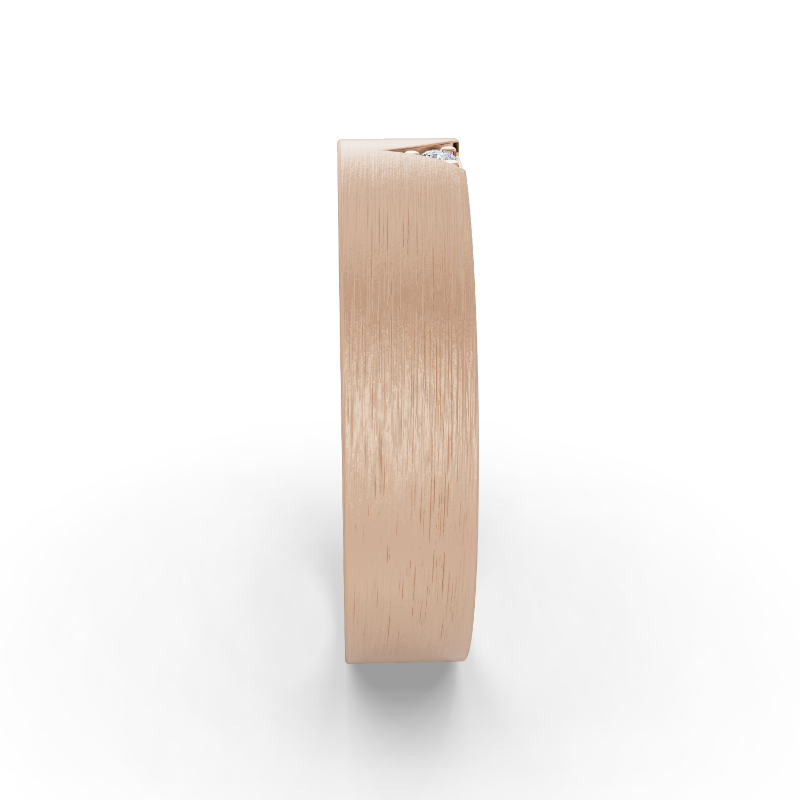Rose Gold Byron Men's Diamond Band
