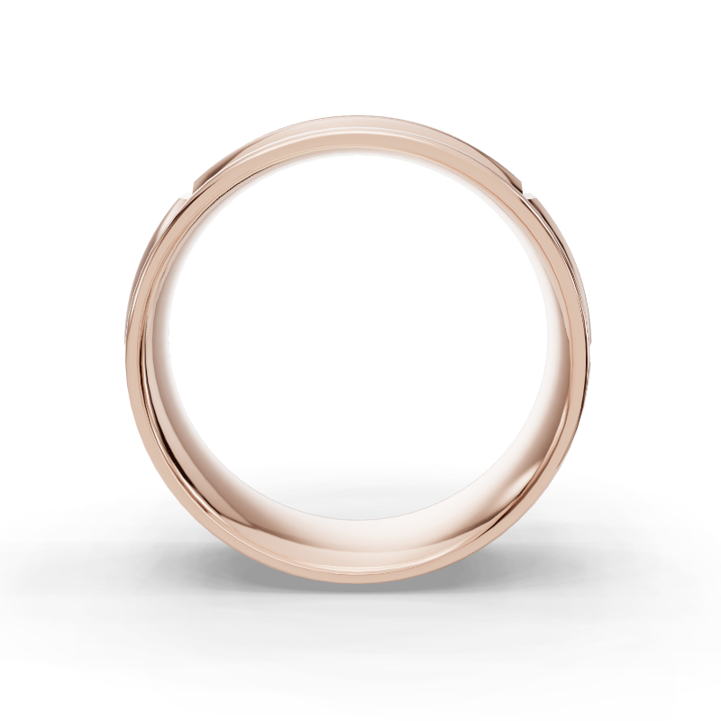 Rose Gold Hamilton Men's Diamond Band