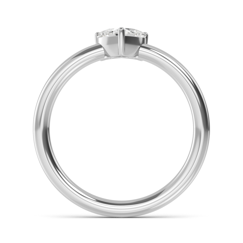 White Gold Lab Grown Diamond Luca Heart (1/2ct)