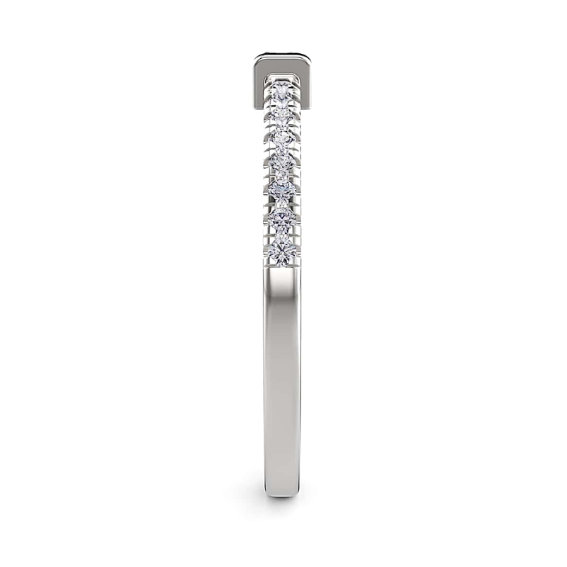White Gold Lila Baguette Ring (1/4ctw)