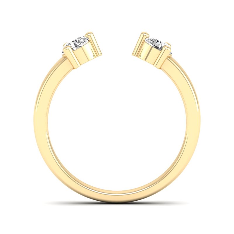 Yellow Gold Avani Open Band (1/2ctw)