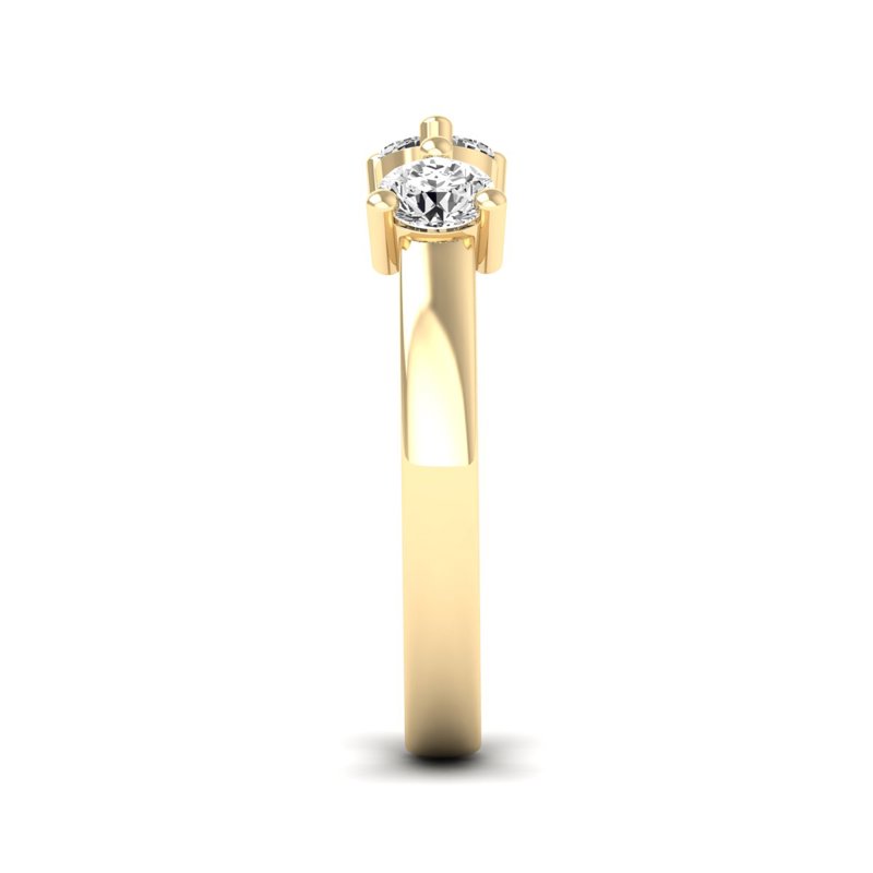 Yellow Gold Avani Open Band (1/2ctw)