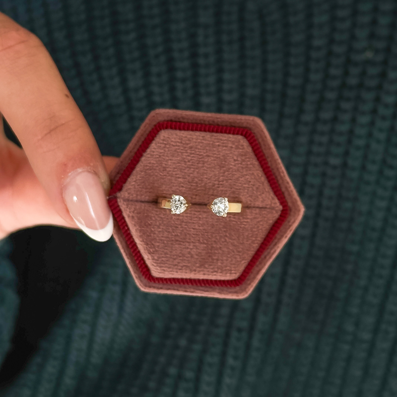 Rose Gold Avani Open Band (1/2ctw)