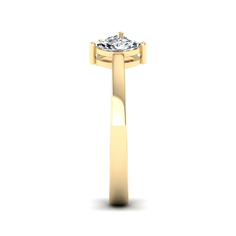 Yellow Gold Ensley Open Ring (1/2ctw)