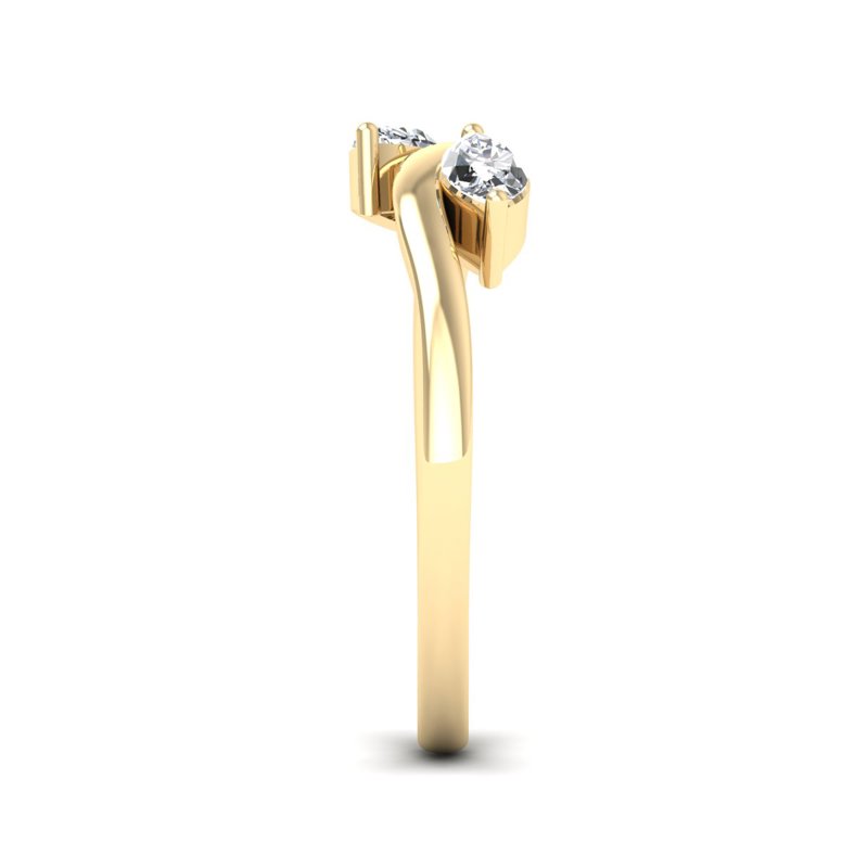 Yellow Gold Skyla Marquise Ring