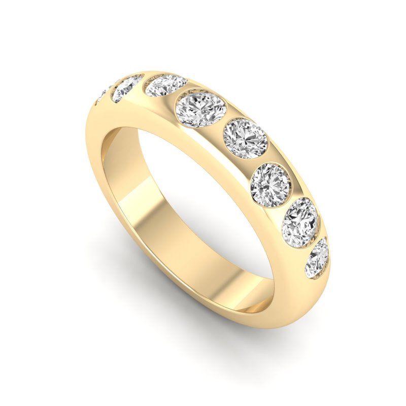 Yellow Gold Marisol Band (1ctw)