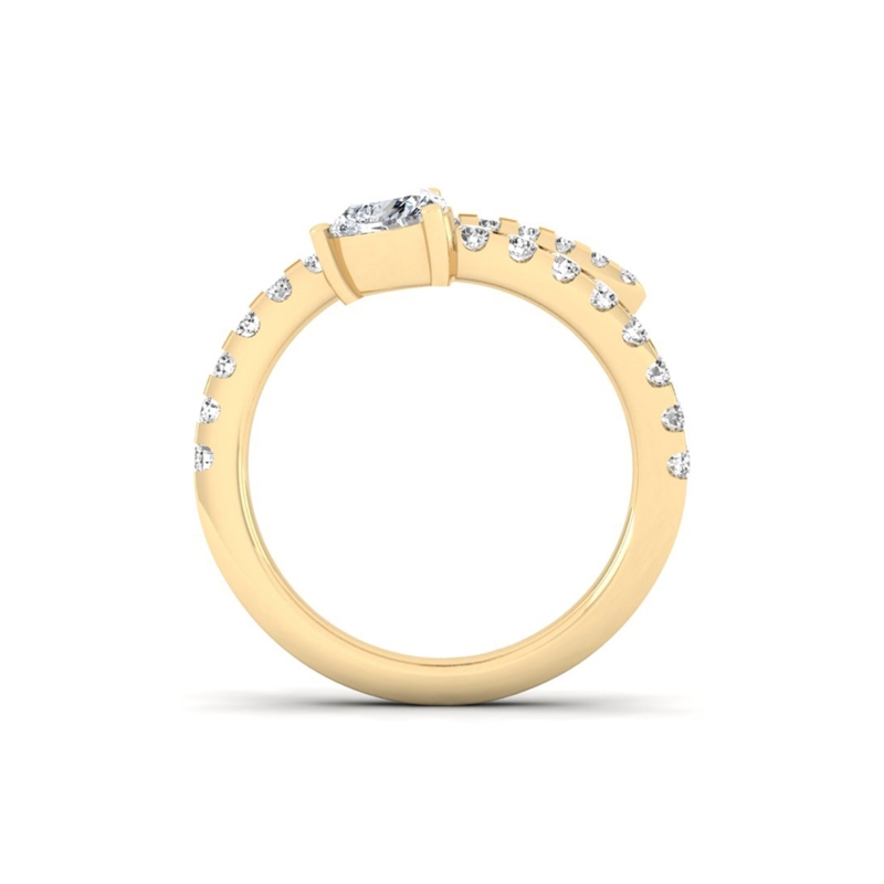Yellow Gold Alaia Twist Heart (1ctw)