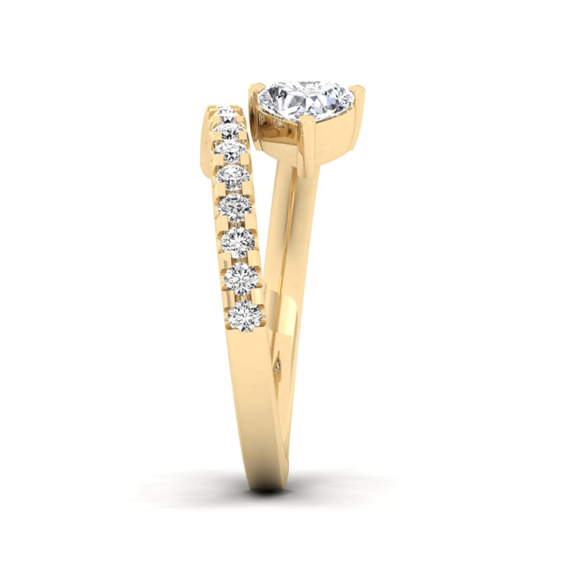 Yellow Gold Alaia Twist Heart (1ctw)