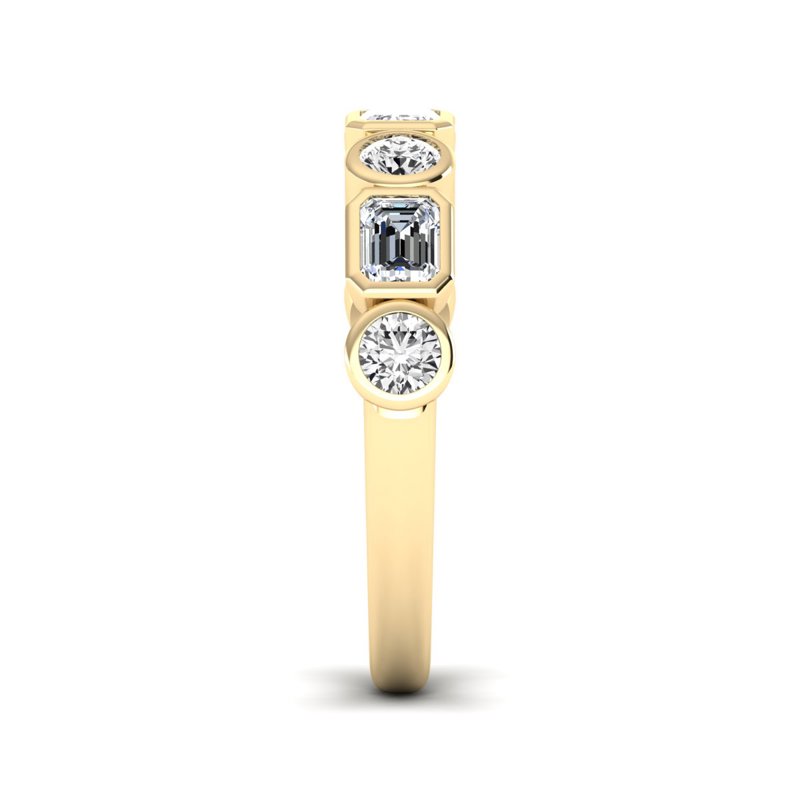 Yellow Gold Frances Emerald & Oval (9/10ctw)