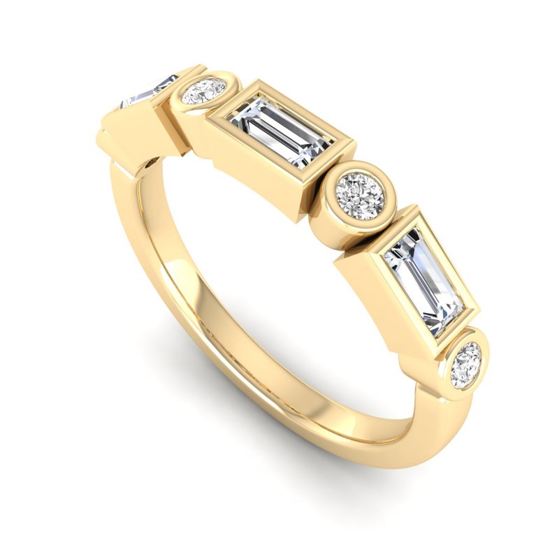Yellow Gold Dani Band (1/2ctw)