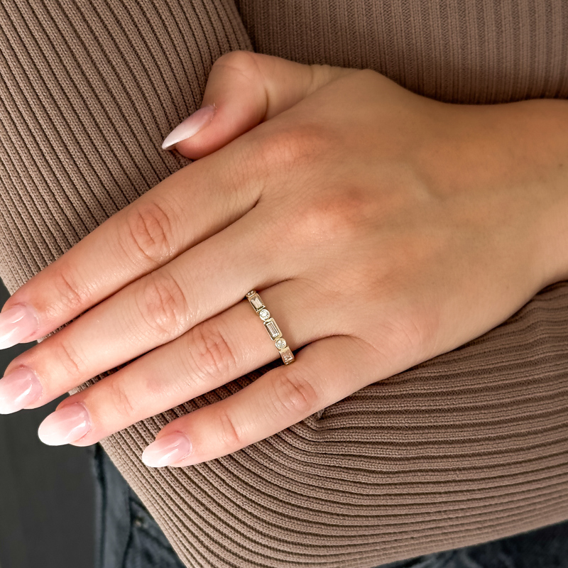 Rose Gold Dani Band (1/2ctw)