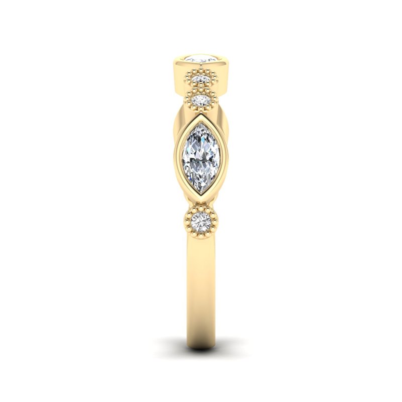 Yellow Gold Adley Band (5/8ctw)