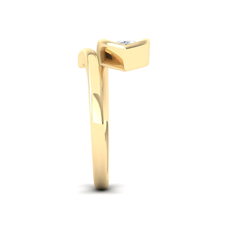 Yellow Gold Nora Pear Twist (1ct)