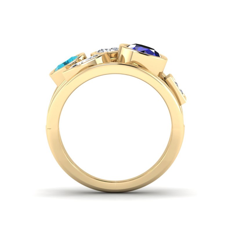 Yellow Gold Estrella Bloom Ring