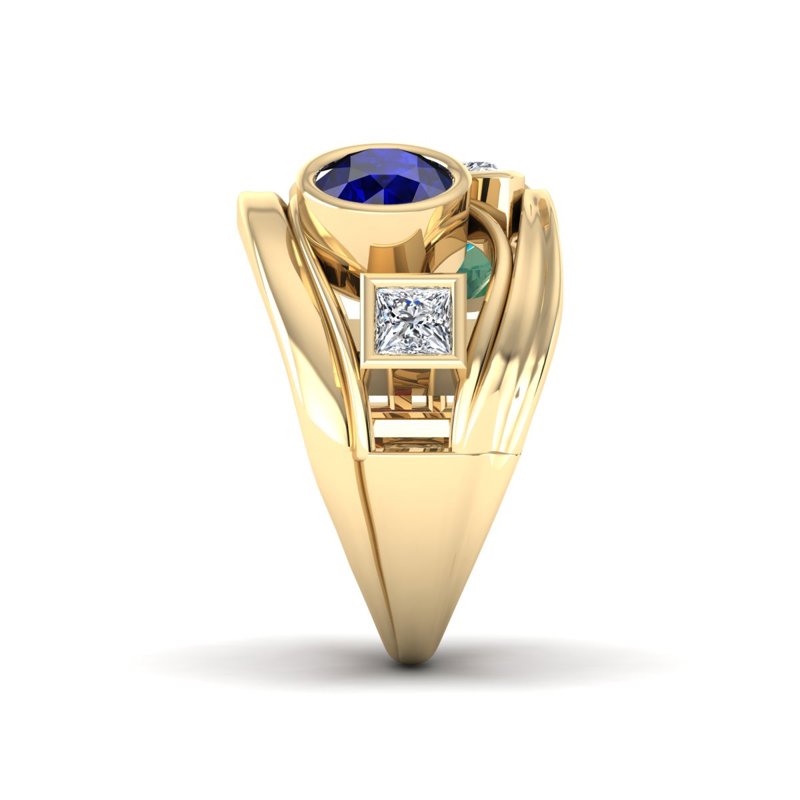 Yellow Gold Estrella Bloom Ring