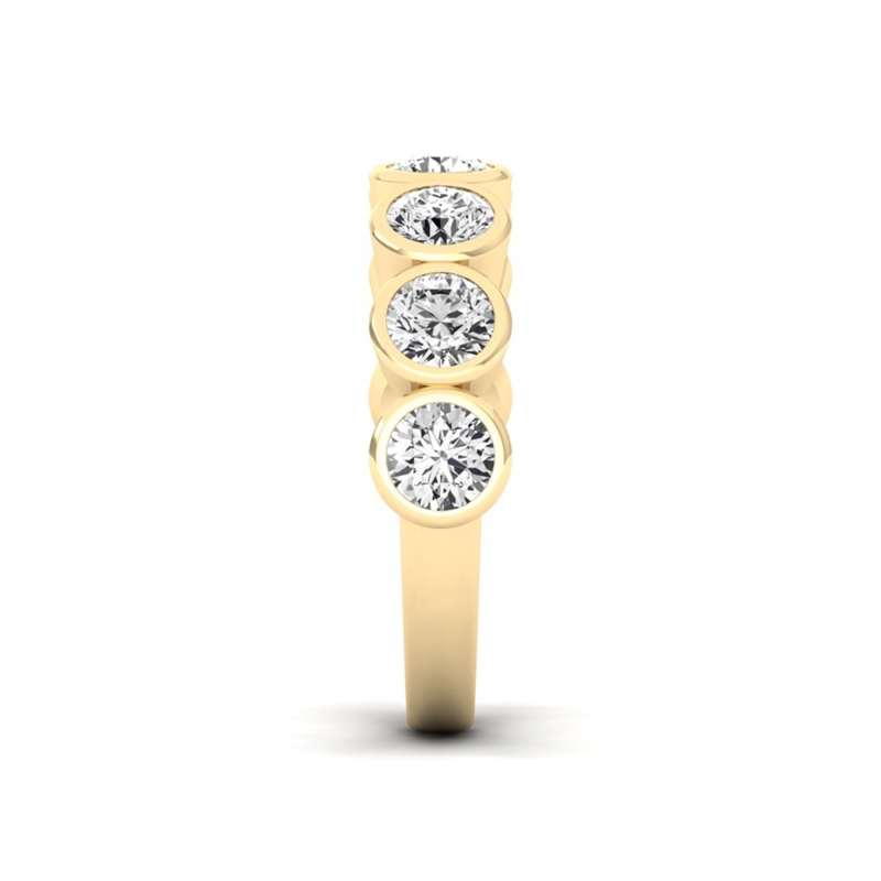 Yellow Gold Classic Bezel Band (2ctw)