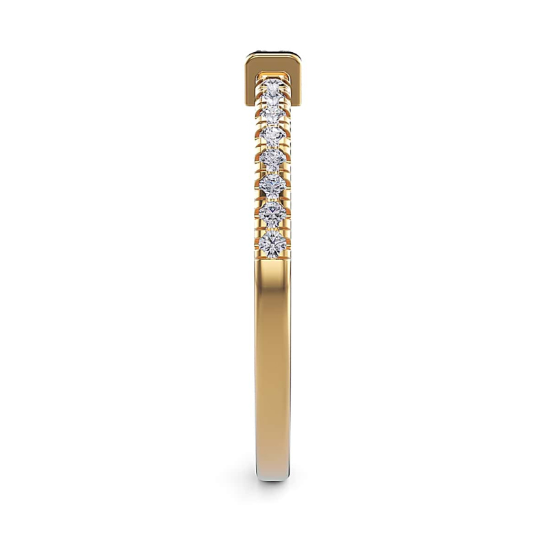 Yellow Gold Lila Baguette Ring (1/4ctw)