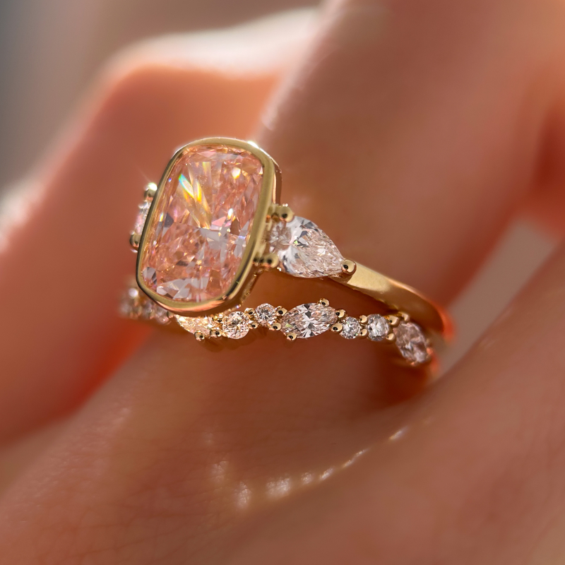 Galene Marquise & Round Band