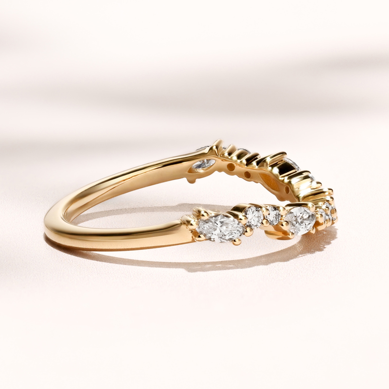 Galene Marquise & Round Band