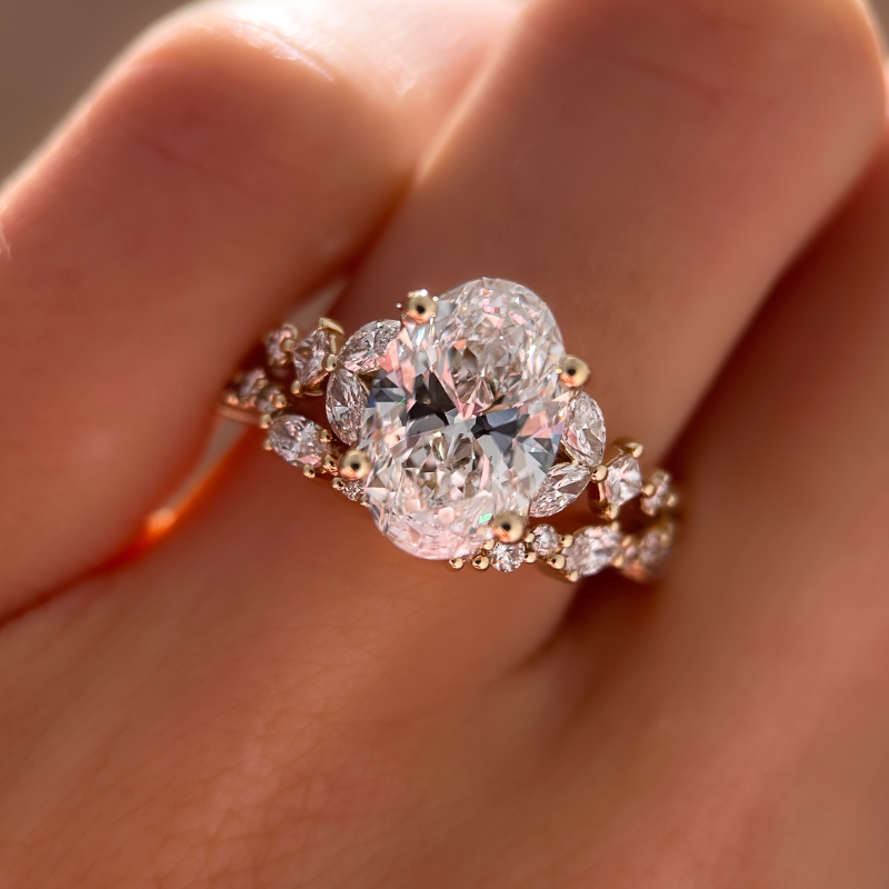 Galene Marquise & Round Band