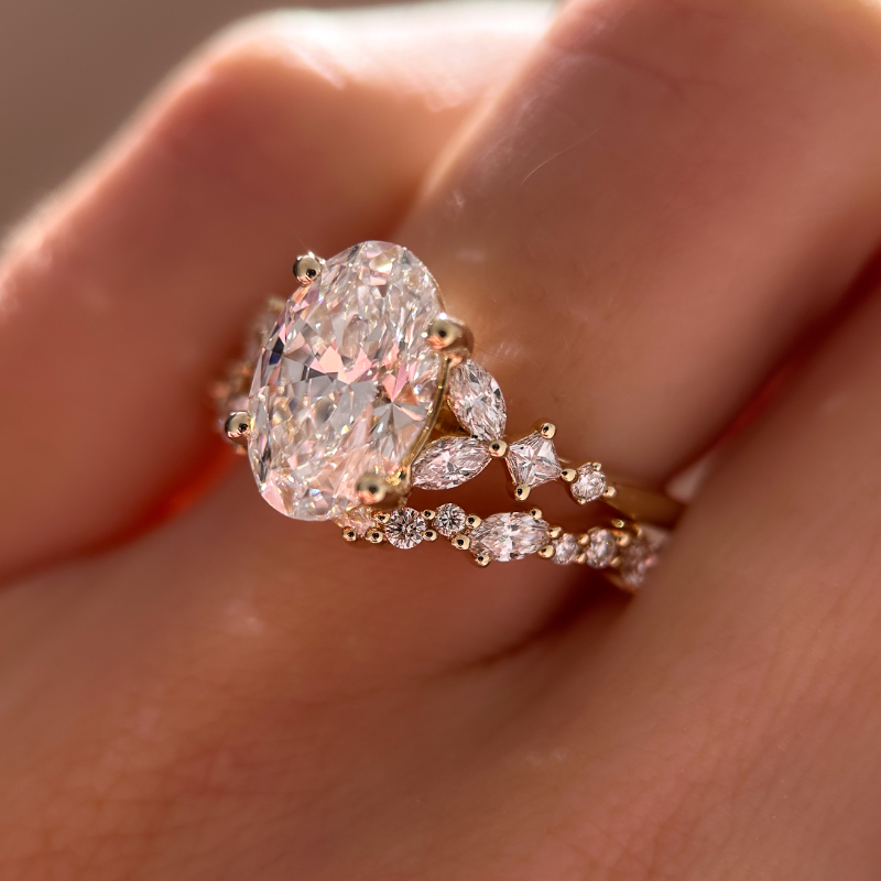 Galene Marquise & Round Band
