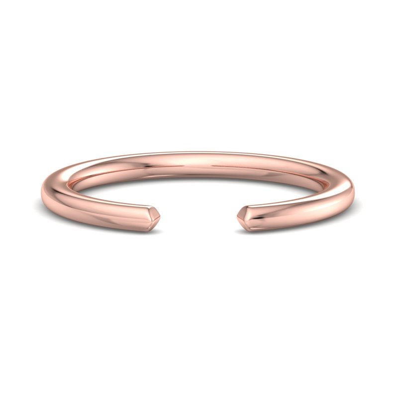 Rose Gold Fay Open Wedding Band