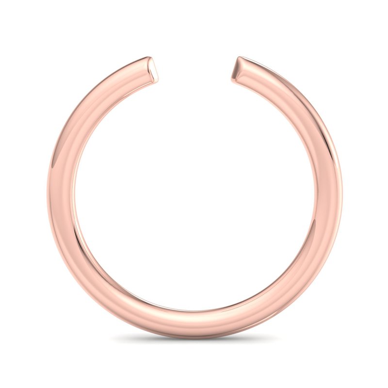 Rose Gold Fay Open Wedding Band