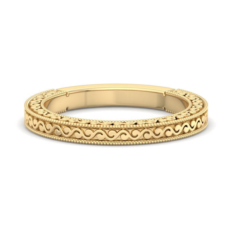 Yellow Gold Presley Band