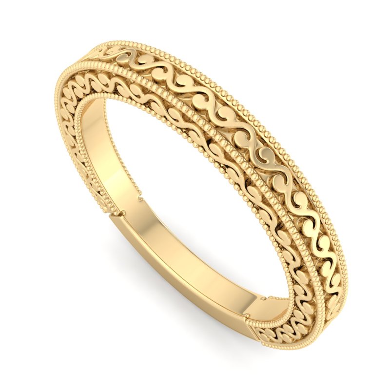Yellow Gold Presley Band