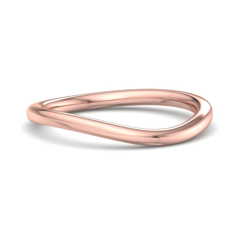 Rose Gold Swirl Band