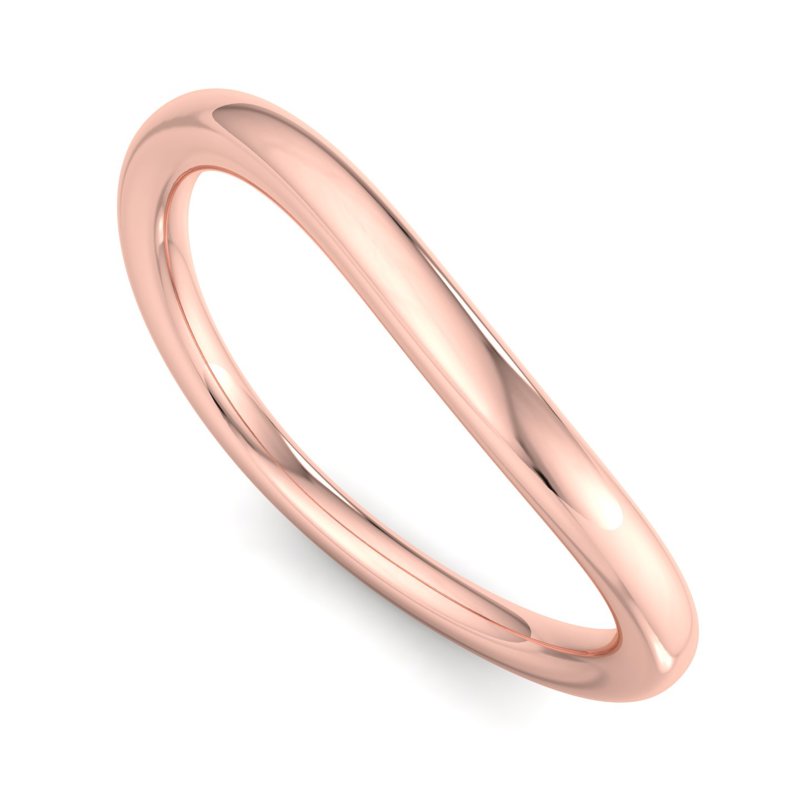 Rose Gold Swirl Band