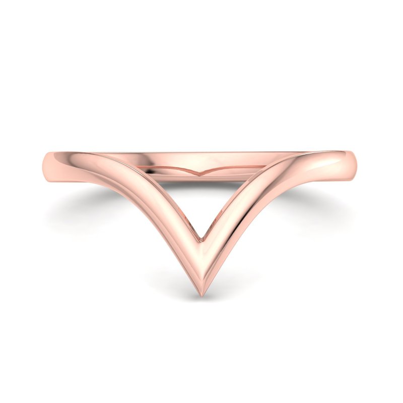 Rose Gold Verve Solid Band