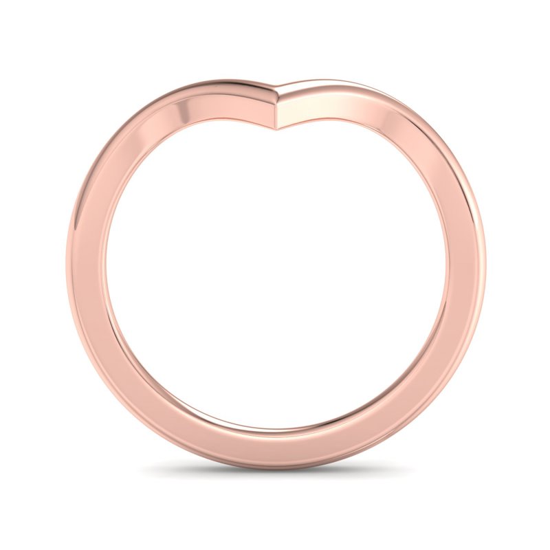 Rose Gold Verve Solid Band