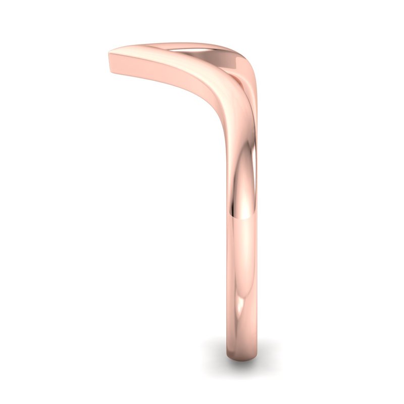 Rose Gold Verve Solid Band