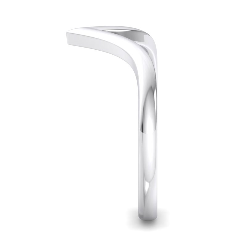 White Gold Verve Solid Band